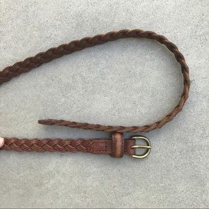 Abercrombie & Fitch Thin Braided Brown Women Belt